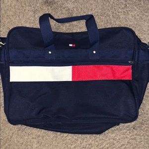 Tommy Hilfiger duffel bag.